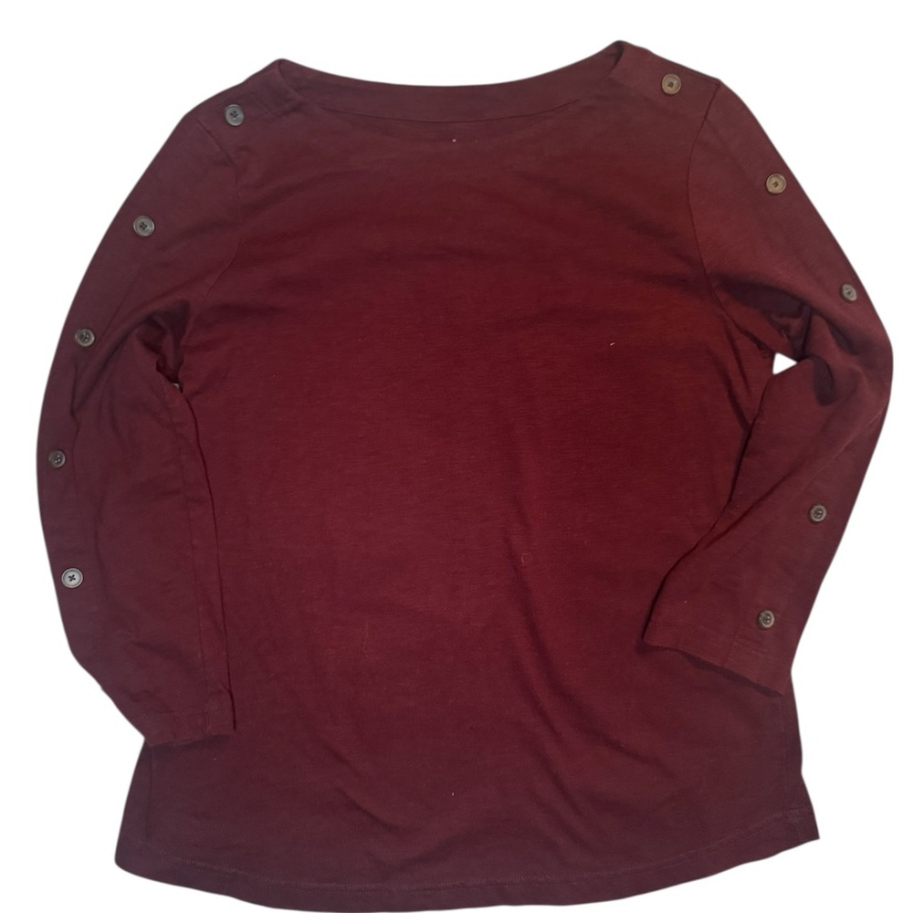 Croft & Barrow Burgundy Pullover